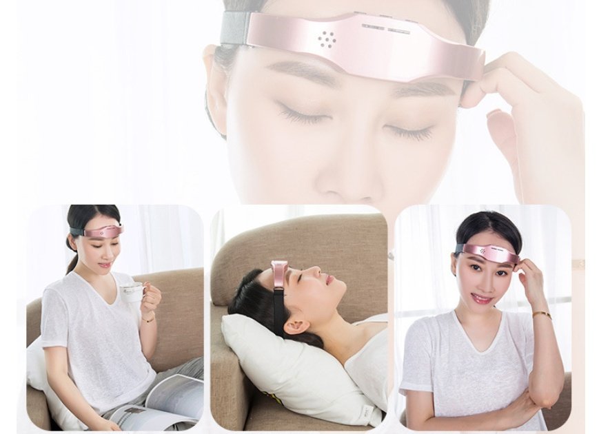 Head Massager Wireless Stress Relief Brain Massage Helmet Unisex Sleep Therapy Device - Image 5