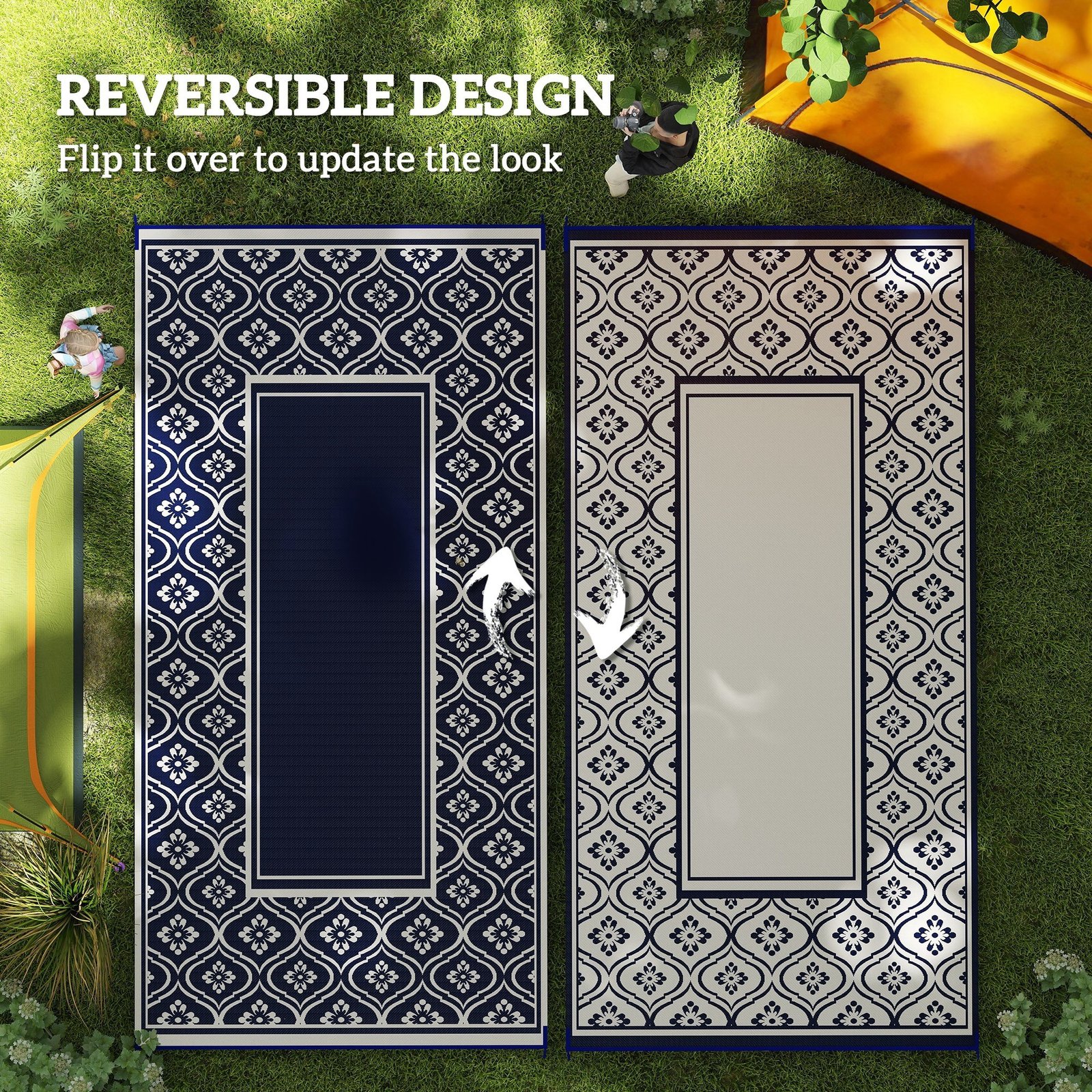 Reversible Outdoor Rug - Image 7