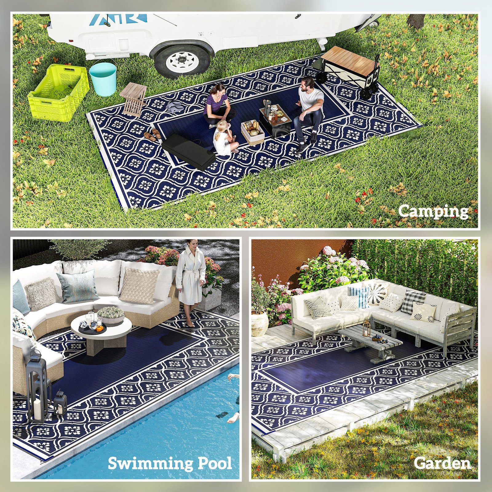 Reversible Outdoor Rug - Image 5